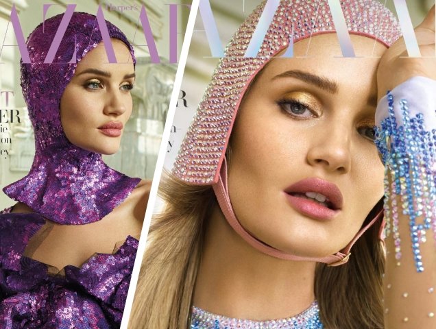 Rosie Huntington-Whiteley Masters OTT Opulence on Harper’s Bazaar Arabia’s Stunning April Covers