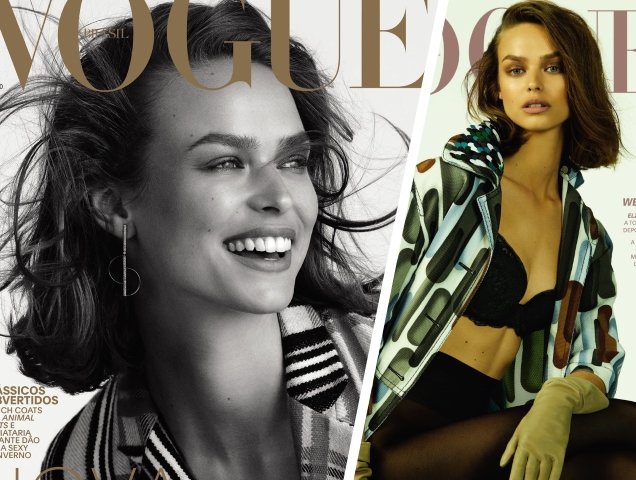 Birgit Kos Looks Like a Supermodel on Vogue Brazil’s June 2018 Covers