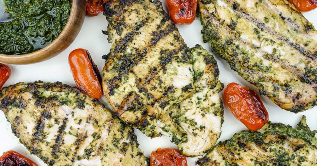 Pesto Chicken – Grilled or Baked