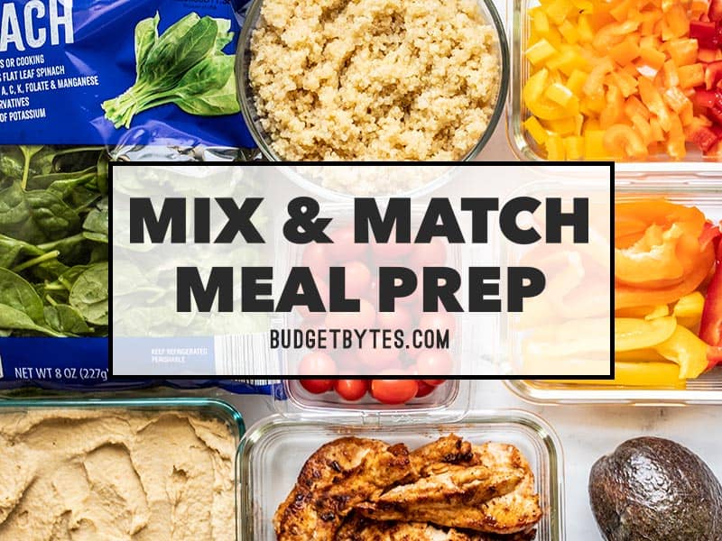 Mix and Match Meal Prep