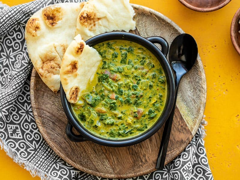 Indian Style Creamed Spinach