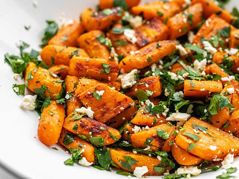 Roasted Carrot and Feta Salad