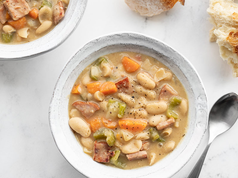Chunky Ham and Bean Soup