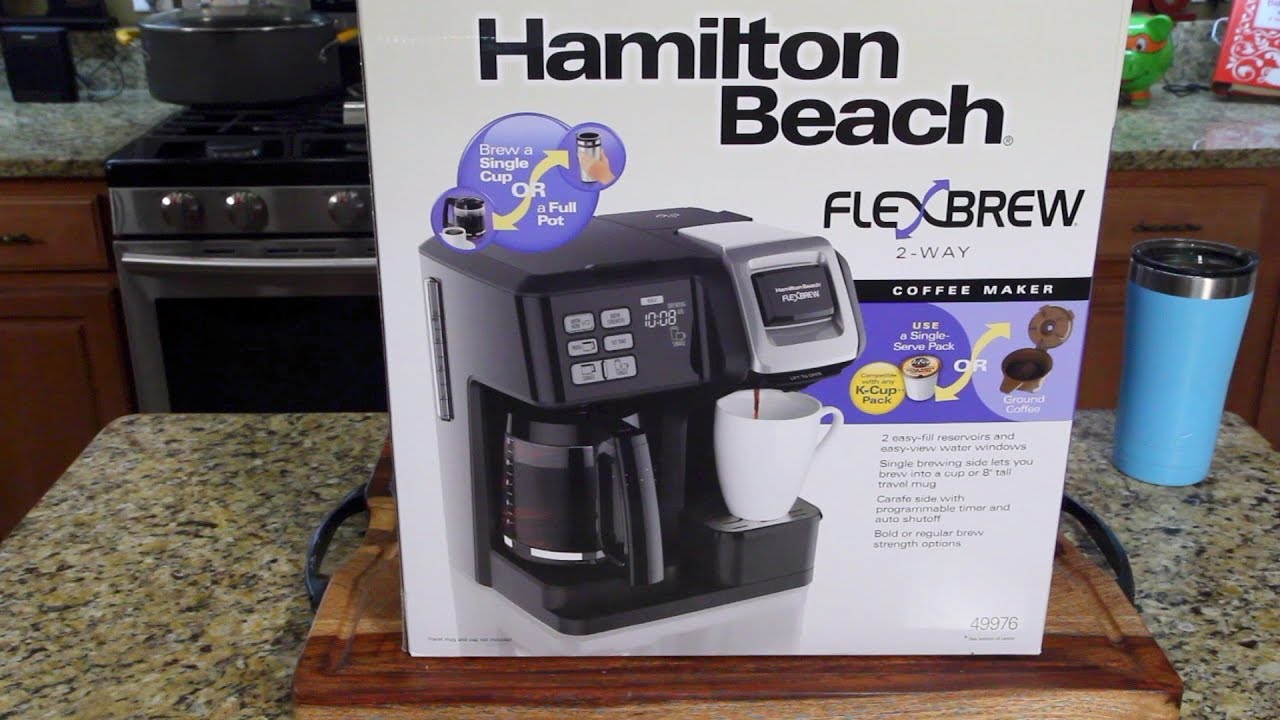 Hamilton Beach FlexBrew Coffee Maker Review (Kcups & Pot)