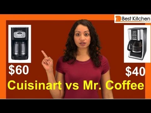 Best Coffee Maker Reviews – under $100 – Cuisinart Coffee maker vs Mr. Coffee 12 Cup