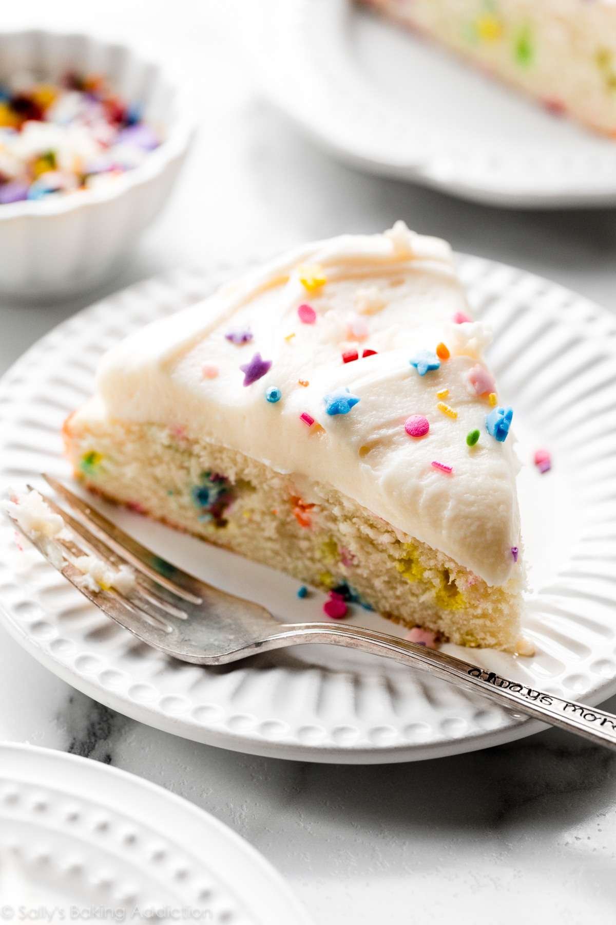 Easy Homemade Sprinkle Cake (Funfetti)