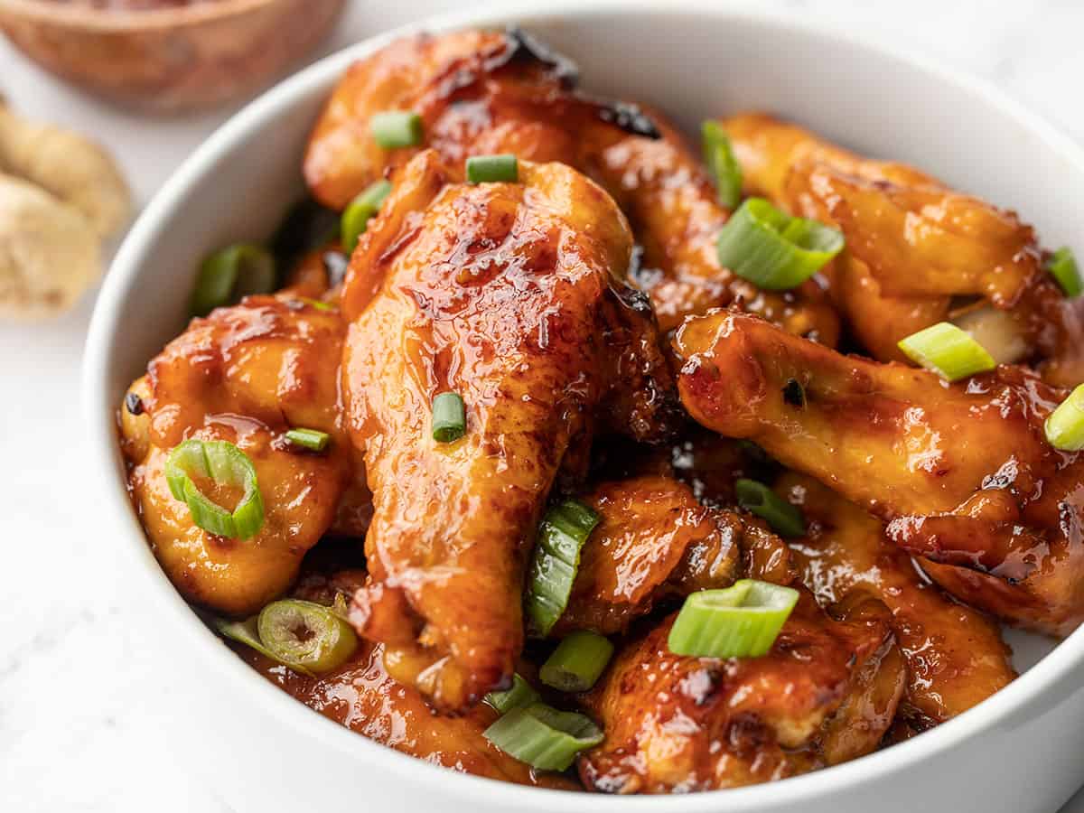 Sticky Ginger Chicken Wings